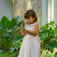 VESTIDO GOLA PÉTALA ROSA na internet