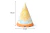 Chapéuzinho de Festa Sol 5un. - comprar online
