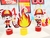 Kit Festa personalizado tema bombeiros 99 itens - Bpi Mimos - Artigos personalizados para festas infantis 