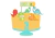 Kit Festa personalizado Dinossauro Babyzinho 99 itens - loja online