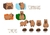 Kit Festa personalizado Capivara Azul 99 itens - Bpi Mimos - Artigos personalizados para festas infantis 