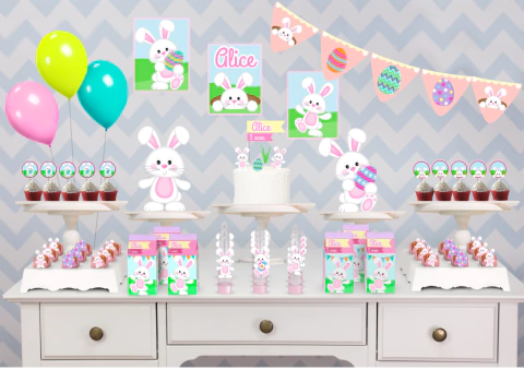 Kit Festa - Páscoa Rosa