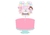 Kit Festa personalizado tema circo rosa 99 itens