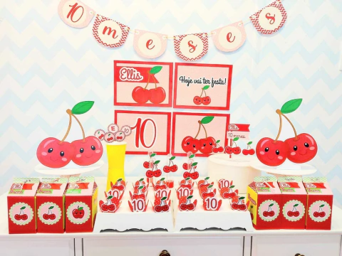 Kit Festa - Tema Cereja