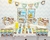 Kit Festa personalizado tema Arca de Noé 99 itens