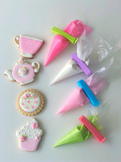 Broches cierra mangas x4