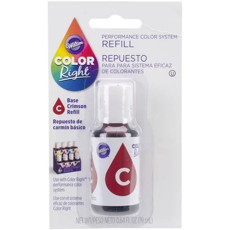 Repuesto CARMIN para Sistemas de Colorantes COLOR RIGHT Cód.610-948Wilton