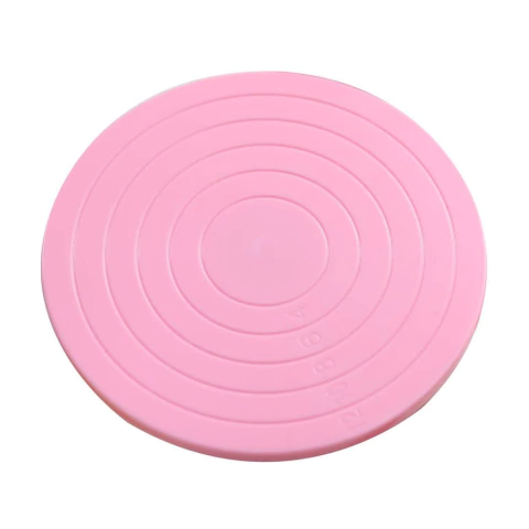 Plato Giratorio Ø14cm + Punzón Decoración de Cookies