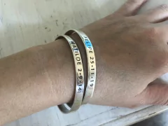 Imagen de Pulsera Esclava SLIM Personalizada en Plata