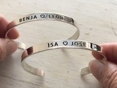 Pulsera Esclava Personalizada en Plata