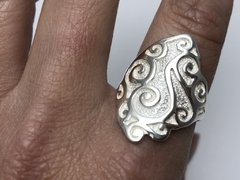 Anillo arabescos en Plata