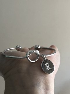 Pulsera Personalizada Nudo en Plata