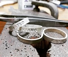 Anillos Personalizados Apilables en Plata - tienda online