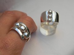 Anillo 3 esferas en Plata 925 en internet