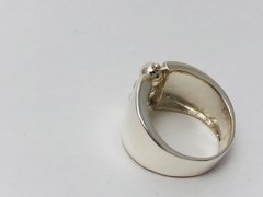 Anillo 3 esferas en Plata hecho a mano - Los Orfebres