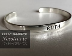 Pulsera Esclava Personalizada en Plata en internet