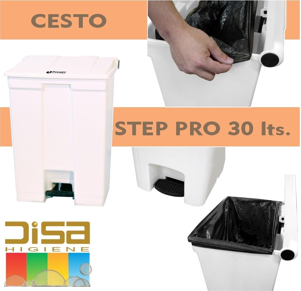 CESTO A PEDAL STEP PRO 30 litros