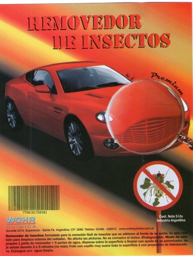 REMOVEDOR DE INSECTOS