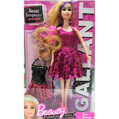 Muñeca Gallant con 2 Vestidos