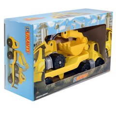 Retro Excavadora y Camion Remolque Constructor Duravit en internet
