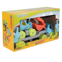Retro Excavadora y Camion Remolque Mini Fantasia Duravit en internet