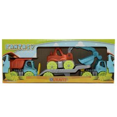 Camion Volcador, Retro Excavadora y Camion Remolque Mini Fantasia Duravit en internet