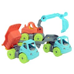 Camion Volcador, Retro Excavadora y Camion Remolque Mini Fantasia Duravit