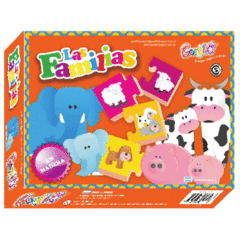 Las Familias Didactico en Madera Gordillo - comprar online