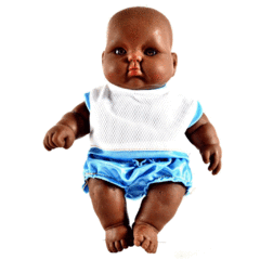 Bebe Gerardito Chocolate Chico Monsi - Mayorista La Rana