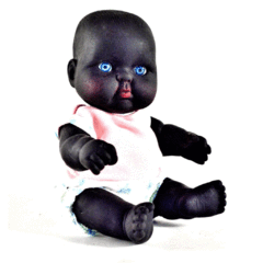 Bebe Gerardito Negro chico Monsi - comprar online