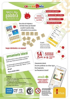 Cerebronia 4 Pistas una Palabra de Bontus - comprar online