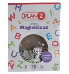LETRAS IMANTADAS X 72PZAS PLAN Z