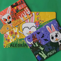 PUZZLE EMOCIONES X 3 - comprar online