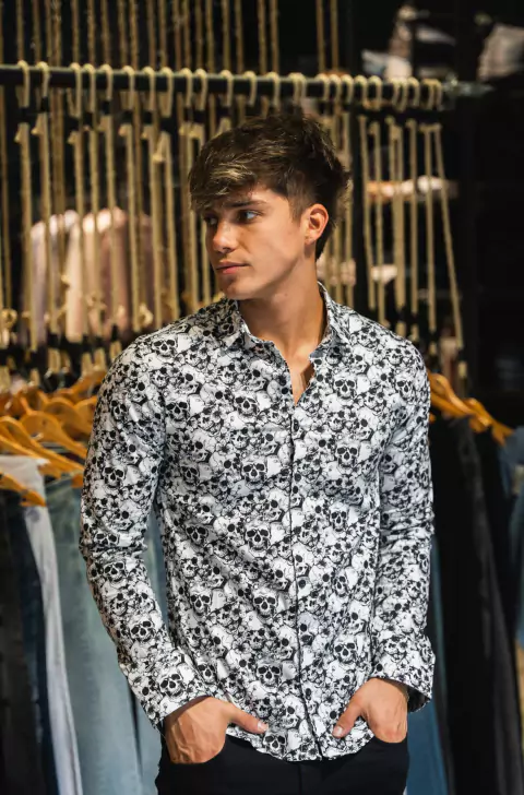 CAMISA CALAVERAS (MOCAMCAL)