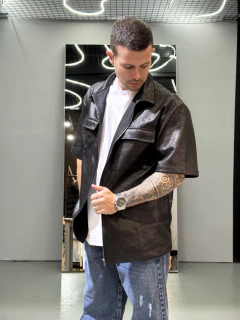 CAMISA ECO CUERO ZIP RUST (TOCAMECO) - comprar online