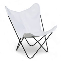 BUTTERFLY CHAIR · L E A T H E R · BLACK (copia) - buy online