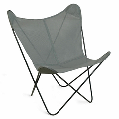 BUTTERFLY CHAIR · O U T D O O R · GREY