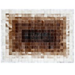 RUG · C E N T E R · COWHIDE