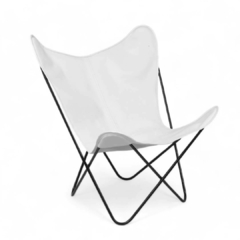 Image of BUTTERFLY CHAIR · L E A T H E R · BLACK (copia)