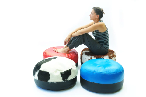 PUF / CILINDRO / CUERO