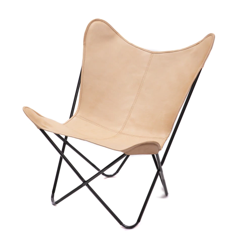 BKF ESTRUCTURA DESARMABLE / ASIENTO CUERO SUELA / NATURAL