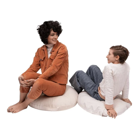 BEANBAGS / ROUND / NATURAL CANVAS