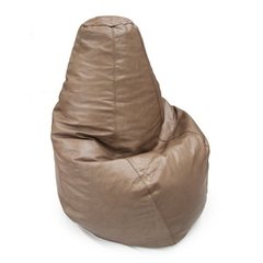 genuine leather beanbag