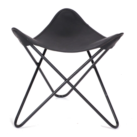 TRIPODE / ASIENTO CUERO ENGRASADO / NEGRO