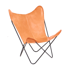 BUTTERFLY CHAIR · V A Q U E T A · BROWN