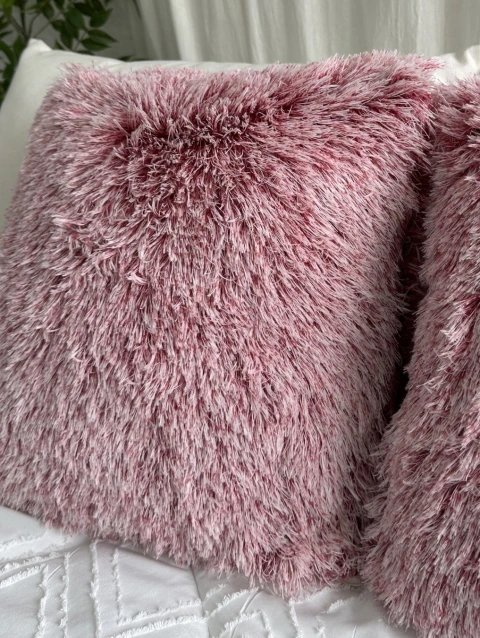 Fundas x2 de Almohadon Pelo Largo 45x45 cm - tienda online
