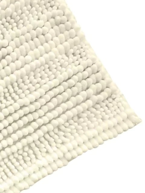 Alfombra de Baño Chenille Soft Duo Beige Claro 35x50 cm en internet
