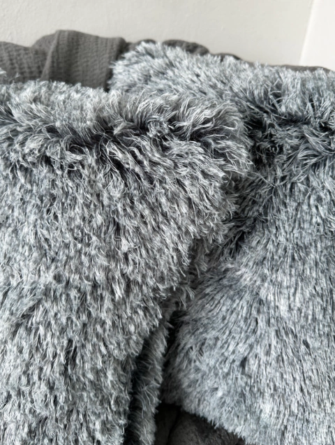 Fundas x2 de Almohadon Pelo Largo 45x45 cm