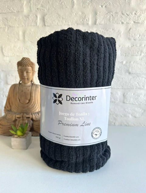 Juego de Toalla y Toallon Jacquard Premium XL - Decorinter-Renová con Diseño