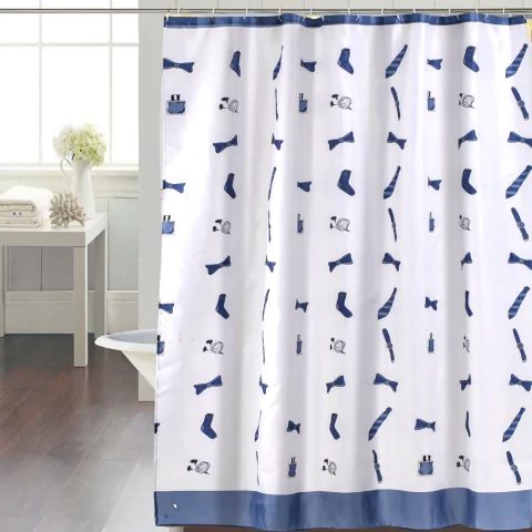 Cortina de baño TEFLON estampada Men Set